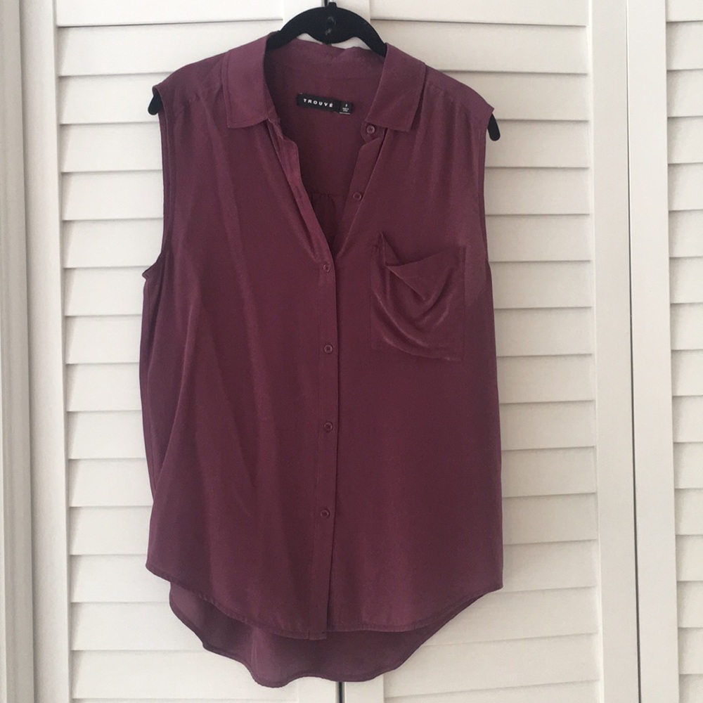 Trouve silk top